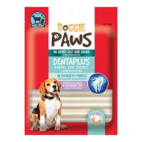 ราคา ด็อกกี้ พาวส์ เดนต้าพลัส ขนมขัดฟันสุนัข รสนมแพะ 450 กรัม DOGGIE PAWS (75590125)