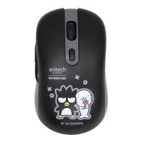 ราคา ANITECH เมาส์ไร้สาย 2 ระบบ XO-W239-BK ANITECH (75603033)