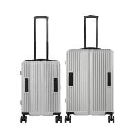 ราคา เซตกระเป๋าเดินทาง ABS 2 ใบ 20+24 นิ้ว สีเทา LOTUSS NO BRAND (75605975)