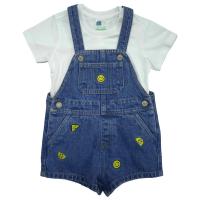 ราคา ME STYLE เอี๊ยมยีนส์และเสื้อICON สียีนส์กลาง ไซส์ 6-9 ME STYLE (75603751)