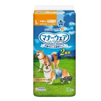 ราคา แมนเนอร์แวร์ ผ้าอ้อมสุนัข เพศผู้ ขนาด L 18 ชิ้น MANNER WEAR (75576652)