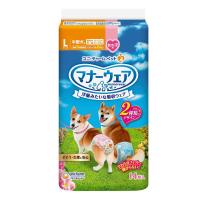 ราคา แมนเนอร์แวร์ ผ้าอ้อมสุนัขเพศเมีย ขนาด L 14ชิ้น MANNER WEAR (75576656)