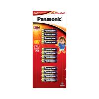 ราคา พานาโซนิค ถ่านอัลคาไลน์ AAA 12 ก้อน PANASONIC (75595804)