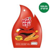 ราคา หมึกกรุบ เส้นบุกปรุงรสหม่าล่าสูตรเผ็ด 50 กรัม MUEK GROOB (75607878)