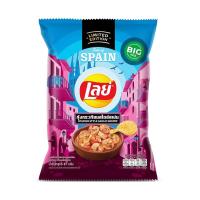 ราคา เลย์คลาสสิค มันฝรั่งแผ่นเรียบรสกุ้งกระเทียมสไตล์สเปน 67 กรัม LAYS (75608221)