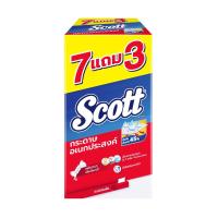 ราคา สก๊อตต์ ทาวเวล แบบแผ่น 76 แผ่น X10 SCOTT (75608954)