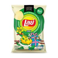 ราคา เลย์ร็อค มันฝรั่งแผ่นหยัก กลิ่นผักโขมอบชีส 67 กรัม LAYS (75614786)