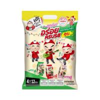 ราคา เถ้าแก่น้อย สาหร่ายแพ็คสุดคุ้ม 4 กรัม X 12 TAO KAE NOI (75621542)