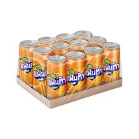 ราคา แฟนต้าน้ำส้ม กระป๋อง 240 มล. แพ็ค 12 FANTA (171300971)