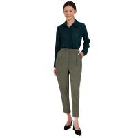 ราคา ME STYLE กางเกงขายาวแต่งดีเทลสีเขียว ไซส์ L ME STYLE (75600123)