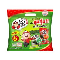 ราคา เถ้าแก่น้อยสาหร่ายแพ็คสุดคุ้ม 20 กรัม X6 TAO KAE NOI (75622742)