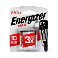 ราคา เอเนอไจเซอร์ ถ่านอัลคาไลน์ แม็กซ์ E92 AAA แพ็ค 4 ENERGIZER (70641471)
