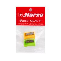 ราคา ตราม้า กบเหลาดินสอพลาสติก H-001 X2 (คละแบบ) HORSE (75577781)