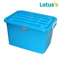 ราคา โลตัส กล่องล้อเลื่อน สีฟ้า 100 ลิตร B (S-99) LOTUSS (75608484)