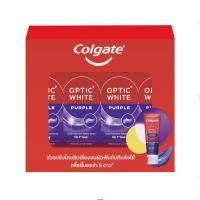 ราคา คอลเกต ยาสีฟันอ๊อพติคไวท์เพอร์เพิล 100 กรัมX4 COLGATE (75619245)