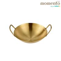 ราคา โมเมนโต กระทะสเตนเลส 2 หูสีทอง 26 ซม. MOMENTO (75581051)