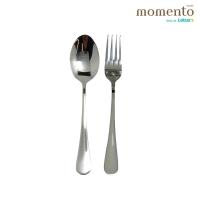 ราคา โมเมนโต ช้อนส้อม CLASSIC เงิน 2.5 มม.แพ็ค 6คู่ MOMENTO (75581088)