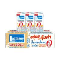ราคา แลคตาซอยนมถั่วเหลืองรสจืด 300 มล.แพ็ค 36 LACTASOY (167398907)