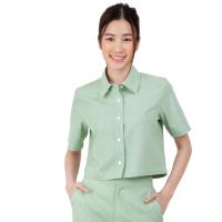 ราคา ME STYLE เสื้อแต่งดีเทล สีเขียว ไซซ์ L ME STYLE (75599700)