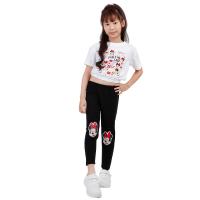 ราคา DISNEY กางเกงขายาวผ้ายืดพิมพ์ MINNIE สีดำ ไซส์ 7 DISNEY (75618459)
