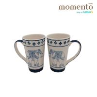 ราคา โมเมนโตแก้วเซรามิคลายช้าง ขนาด14 ออนซ์ MOMENTO (75581191)