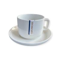 ราคา โมเมนโต ชุดแก้วกาแฟโบนไชน่า + จานรอง สีขาว MOMENTO (75581282)