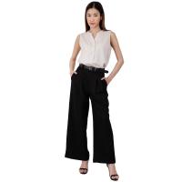 ราคา ME STYLE กางเกงขายาวแต่งดีเทล สีดำ ไซซ์ S ME STYLE (75600065)