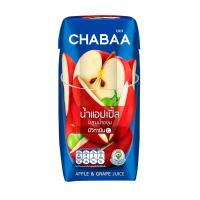 ราคา ชบา น้ำแอปเปิ้ลผสมน้ำองุ่น 180 มล. CHABAA (75338394)