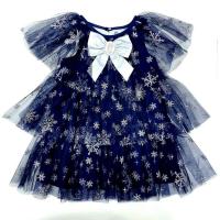 ราคา ME STYLE DISNEY เดรสผ้ามุ้ง FROZEN สีกรมท่า ไซส์ 1 MESTYLE DISNEY (75617323)
