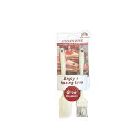 ราคา ชุดไม้พาย+แปรงซิลิโคน สีขาวครีม (75586050)