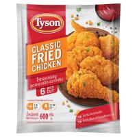 ไทสัน ไก่ทอดกรอบสูตรคลาสสิกแช่แข็ง 600 กรัม TYSON (51577950)