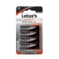 ราคา LOTUSS ถ่านอัลคาไลน์ AA แพ็ค 4 LOTUSS (51399331)