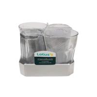 ราคา โลตัส แก้วน้ำ 350 มล แพค 4 LOTUSS (51327020)