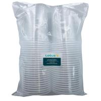 ราคา โลตัส แก้วน้ำพลาสติกใส 22OZ 50 ใบ LOTUSS (51303797)