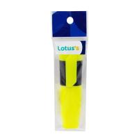 ราคา โลตัส ปากกาเน้นข้อความ เหลือง LOTUSS (51397264)