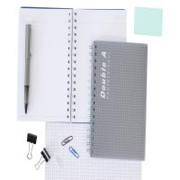 AA สมุดสันห่วงปกพลาสติกA5 70แกรม 100แผ่น DOUBLE A (74288059)