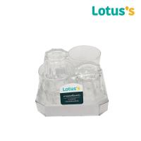 ราคา โลตัส แก้วน้ำ 285 มล แพค 4 LOTUSS (51327037)