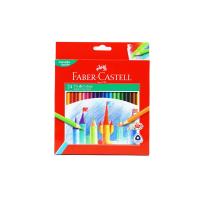ราคา เฟเบอร์ สีไม้สามเหลี่ยม24สียาว FABER-CASTELL (74244582)
