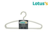 ราคา โลตัสไม้แขวนเสื้อเบสิคสีขาว แพ็ค6ชิ้น LOTUSS (51409851)