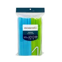 ราคา โมเมนโต หลอดงอใหญ่สีหวาน 100 เส้น MOMENTO (51247074)