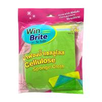 ราคา วินไบร์ท ผ้าฟองน้ำเซลลูโลส 3ชิ้น WIN BRITE (51463134)