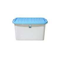 ราคา โลตัสกล่องล้อเลื่อนสีขาวฝาฟ้า 100 ลิตร ขนาด 50X77X42 ซม. LOTUSS (50763996)