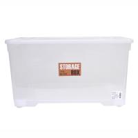 ราคา โลตัสกล่องล้อเลื่อนสีใส50ลิตร40X60X32 ซม. LOTUSS (51187829)