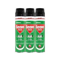 ราคา ไบกอนเขียวสเปรย์กำจัดแมลงเฟรชฟลอรัล 600 มล.X3 BAYGON (22992278)