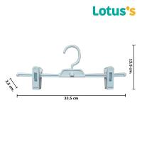 ราคา โลตัสไม้แขวนพลาสติกหนีบกระโปรงกางเกงP.3 LOTUSS (50156056)