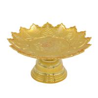 ราคา BK พานใบโพธิ์สีทอง 18 ซม. BONGKOTKAEW (50223806)