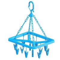 ราคา โลตัสห่วงตากผ้าเหลี่ยมสีฟ้า 12 กิ๊บ LOTUSS (72292695)