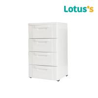 ราคา โลตัสตู้ลิ้นชักอเนกประสงค์ ขาวล้วน 4ชั้น LOTUSS (51404499)