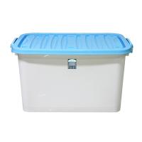 ราคา โลตัสกล่องล้อเลื่อนสีขาวฝาฟ้า 60 ลิตร ขนาด 43X63X36 ซม. LOTUSS (50764004)