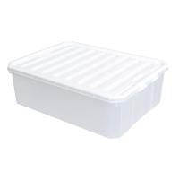 ราคา โลตัสกล่องฝาล๊อคทรงเตี้ย ฝาขาว 36 ลิตร LOTUSS (50161130)